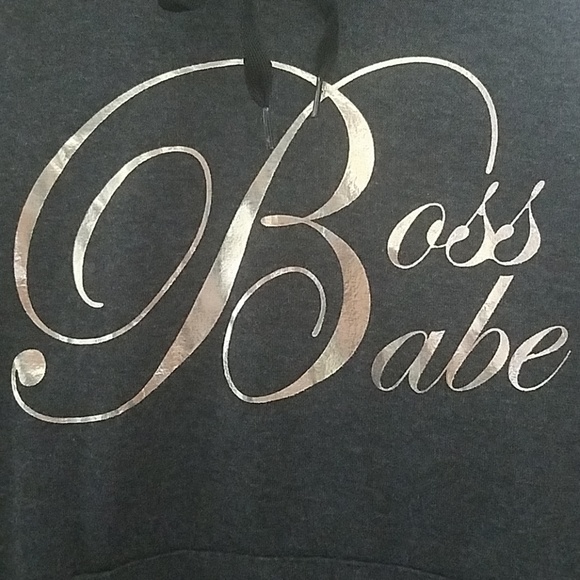 🆕️ Boss Babe Lightweight Hoodie Sweatshirt - Picture 4 of 7